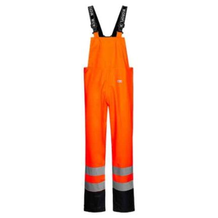 Hi-Vis kišne hlače s naramenicama LR3059