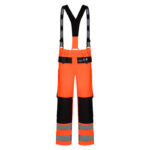 Hi-Vis kišne hlače s naramenicama LR9012