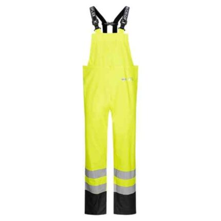 Vatrootporne Hi-Vis kišne hlače s naramenicama FR-LR3059