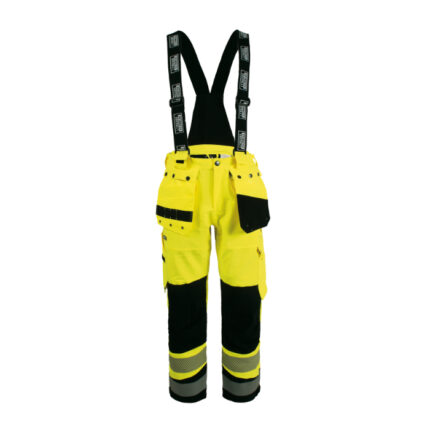 HI-Vis kišne zaštitne hlače s naramenicama 4WS-5083