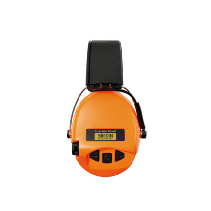 Narančasti električni antifoni-štitnici za uši Supreme Pro-X