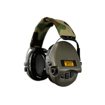 Zeleni antifoni-štitnici za uši Supreme Pro-X LED