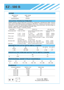 EZ - 500 B - Elektroda za zavraivanje nelegiranih i niskolegiranih čelika naslovnica