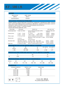 EZ - 500 LB - Elektroda za zavraivanje nelegiranih i niskolegiranih čelika naslovnica