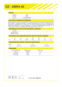 EZ-ABRA 65 Elektroda za navarivanje naslovnica