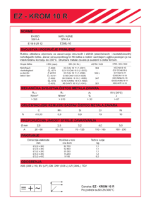 EZ-KROM 10 R - Elektroda za zavarivanje visokolegiranih naslovnica