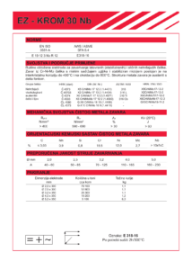 EZ-KROM 30 Nb - Elektroda za zavarivanje visokolegiranih čelika naslovnica-1