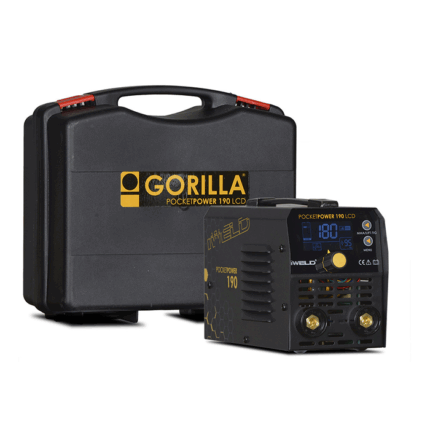 IWELD GORILLA POCKETPOWER 190 LCD VRD – Inverterski aparat za REL zavarivanje (180 A) 80POCPWR190 5