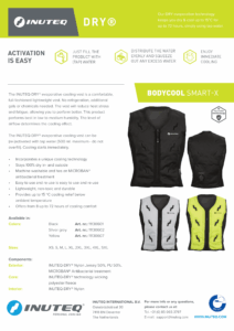 INUTEQ Bodycool Smart-X rashladni prsluk katalog naslovnica