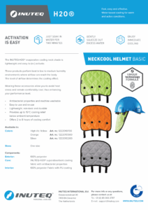 INUTEQ Headcool Helmet Basic rashladnik za kacigu katalog naslovnica